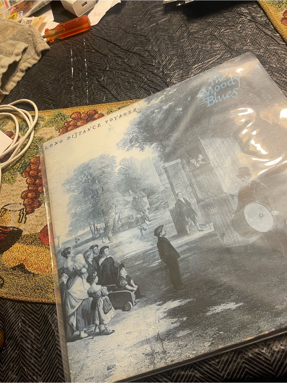 The Moody Blues Vinyl Record Long Distance Voyager LP 1981 Gatefold VG